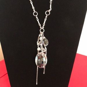 NWT crystal & charms necklace from Paris.